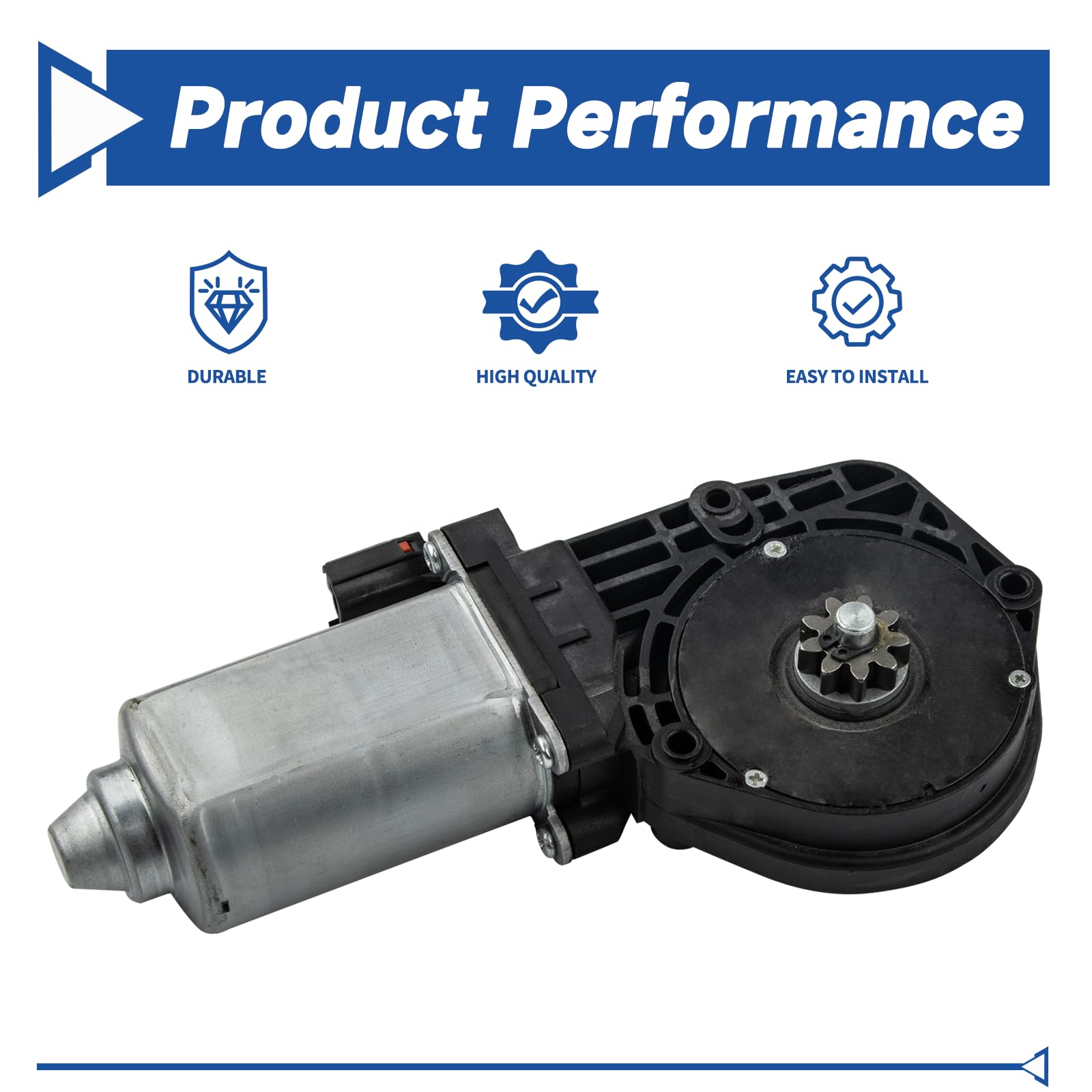 Obaee motor beside ruler size comparison illustrating compact dimensions and fit