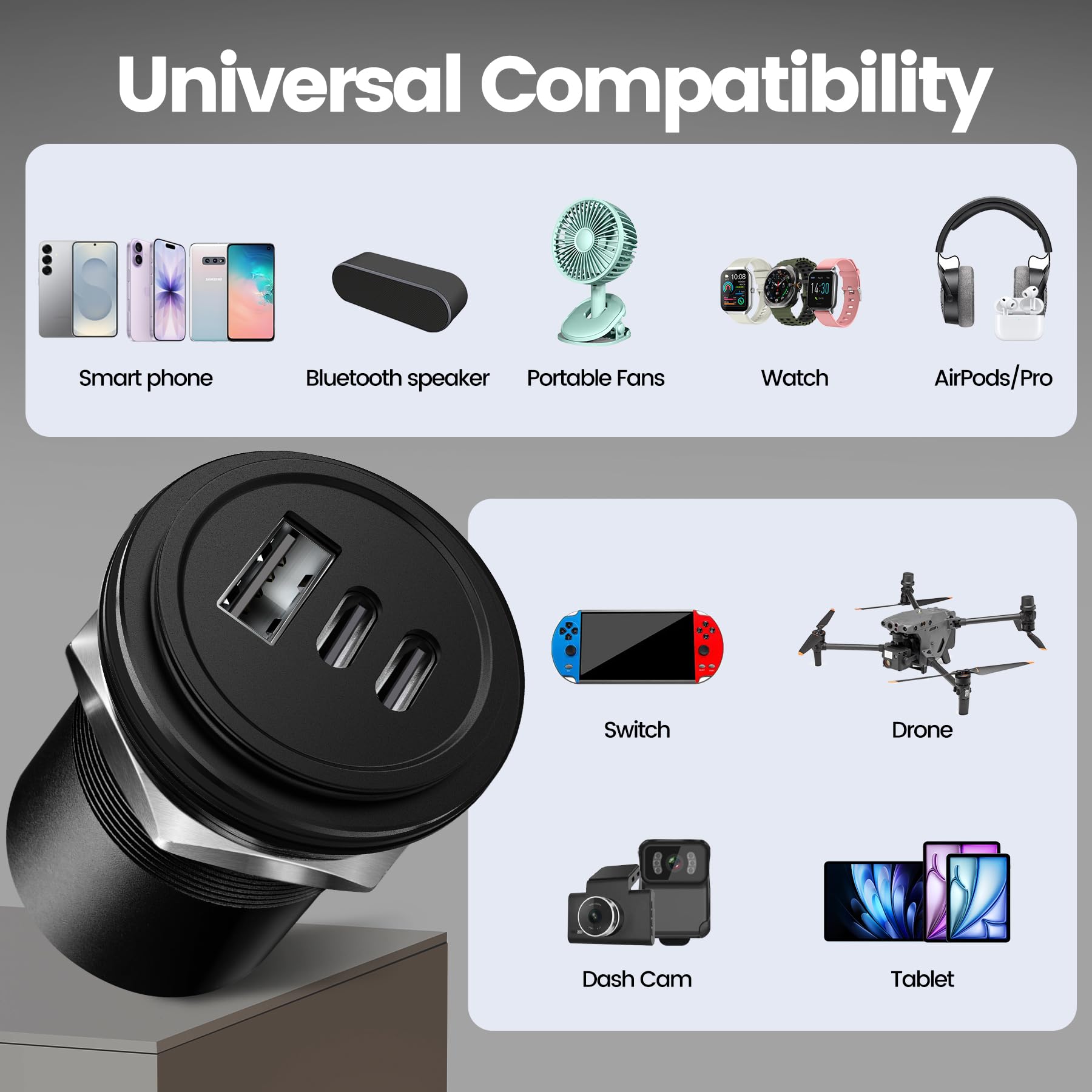 Obeaming side profile with locking mechanism ensuring vibration-resistant stability