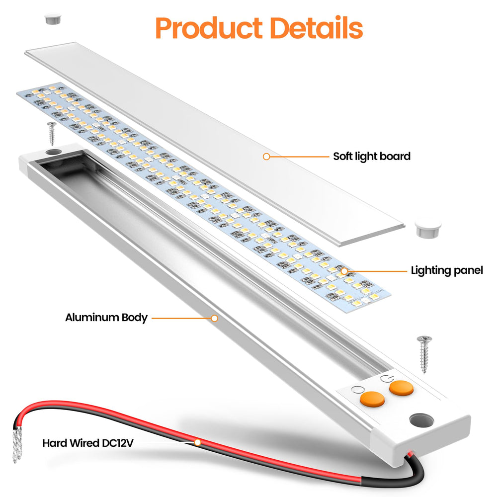 Obeaming under-cabinet installation lighting countertops for clearer meal prep
