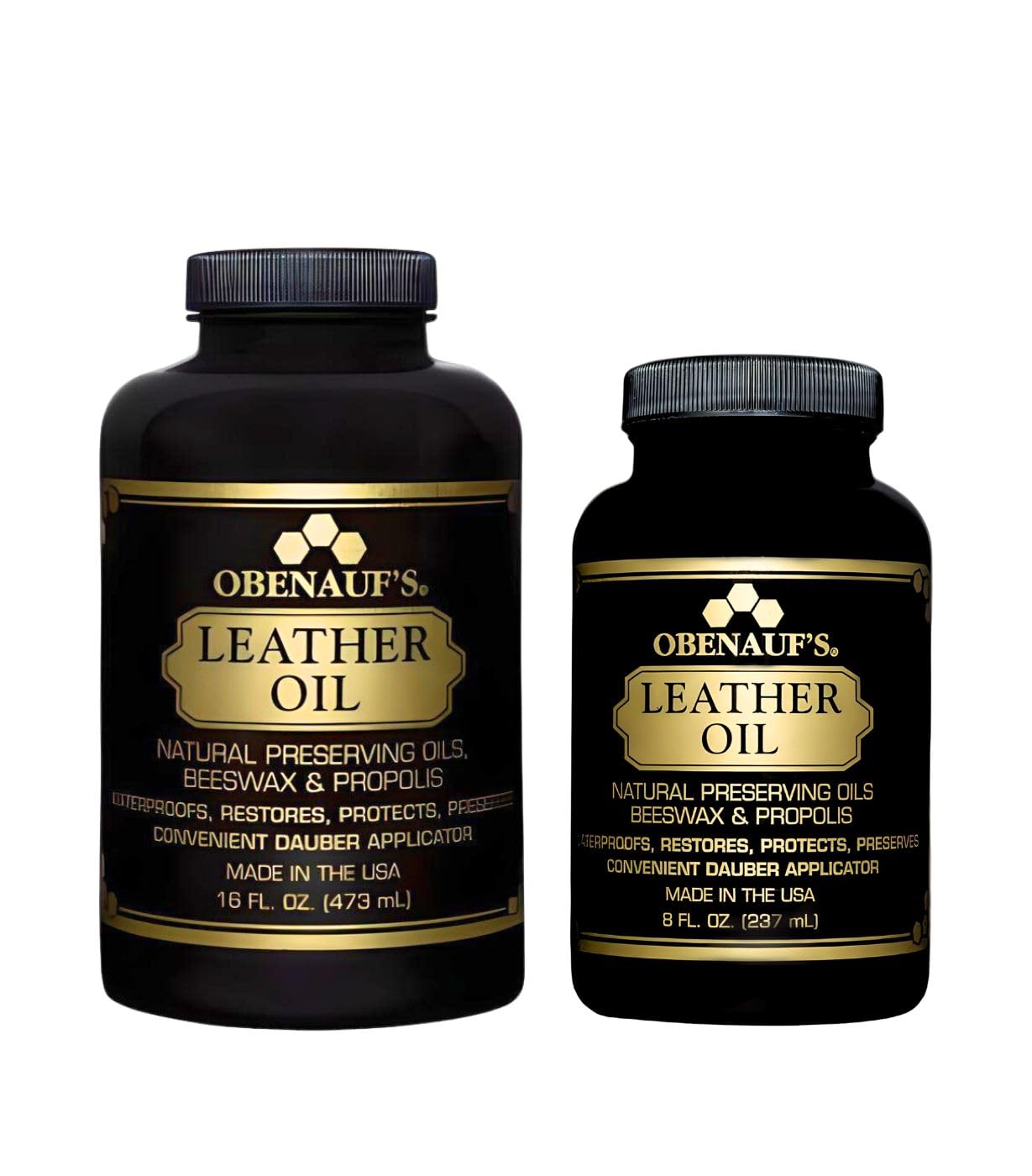 Obenauf's applying leather oil to boot demonstrating restoration benefit