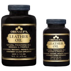 Obenauf's oil applied to saddle in workshop improving leather resilience