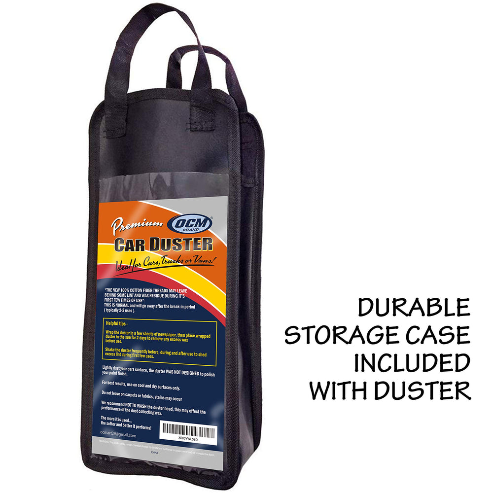 OCM Brand heavy-gauge vinyl storage cover protecting duster head for longer life