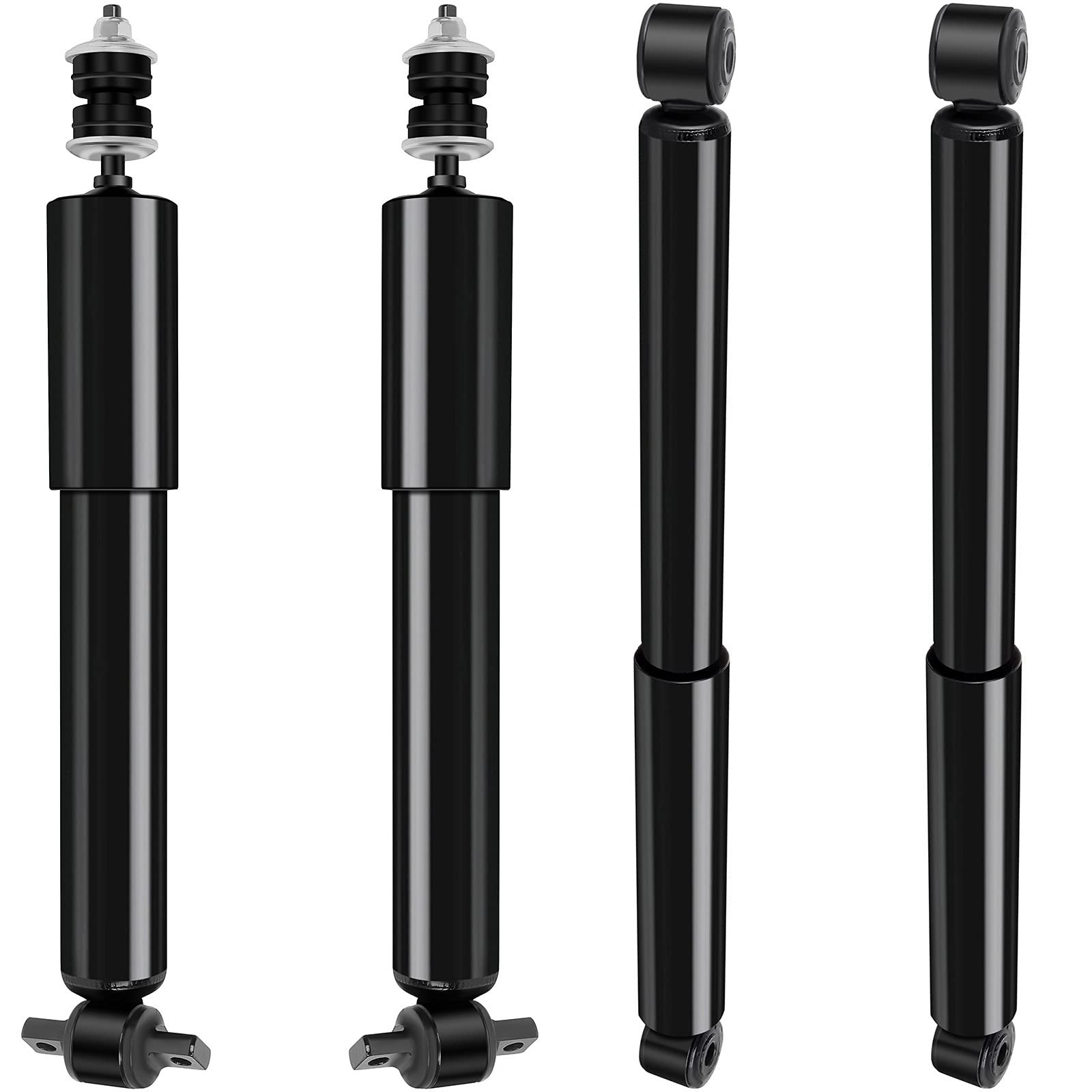 OCPTY front and rear shocks kit front view showing fitment and improved stability
