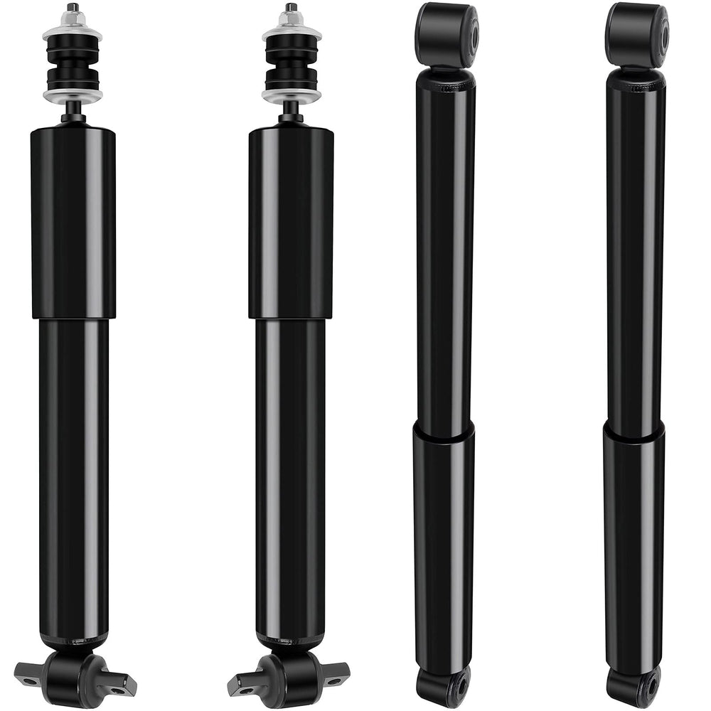 OCPTY front and rear shocks kit front view showing fitment and improved stability