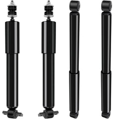 OCPTY front and rear shocks kit front view showing fitment and improved stability