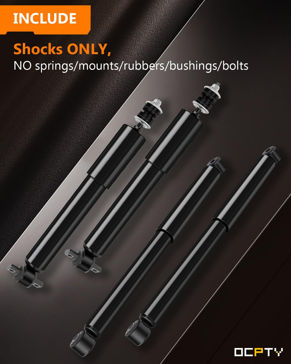 OCPTY shocks installed on rear of Sierra showing improved tire contact