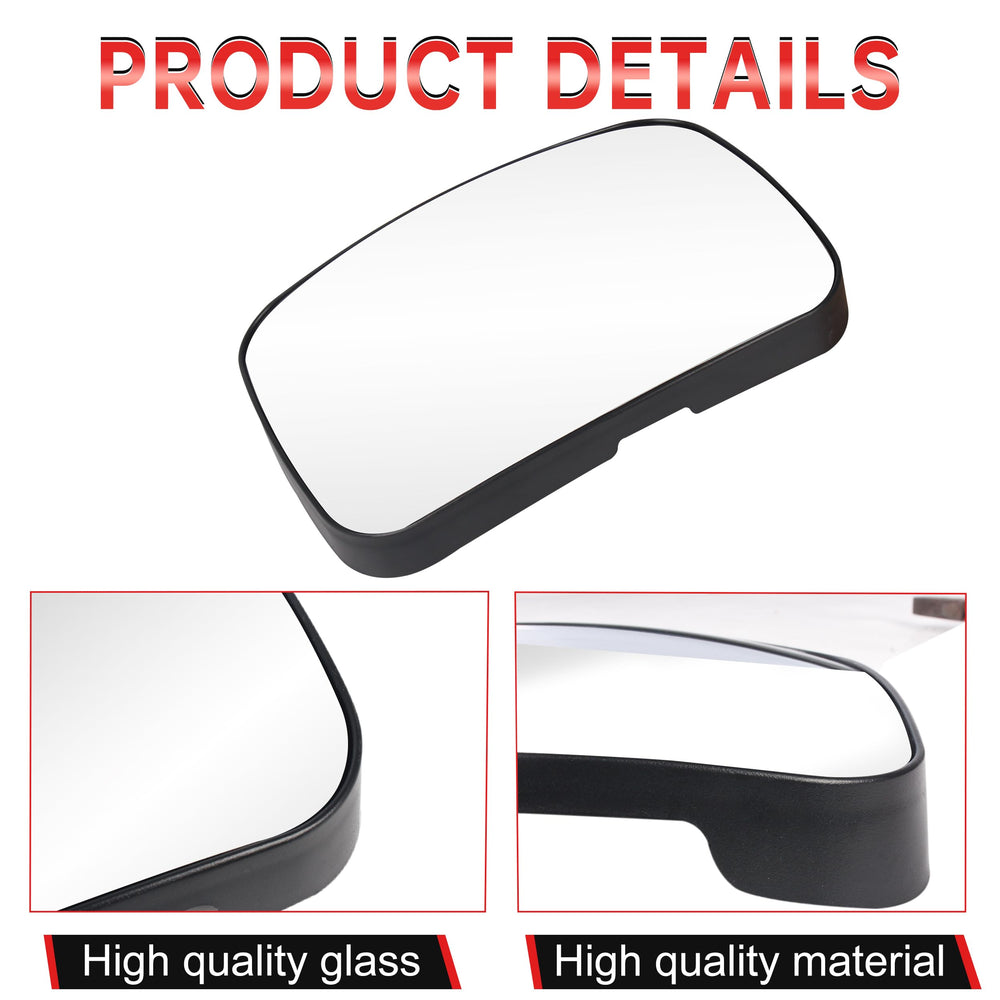 oddiyer left hood mirror glass close-up reflection highlighting distortion-free clarity