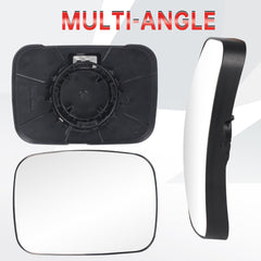 oddiyer left hood mirror glass edge profile showing precise fit and secure mounting