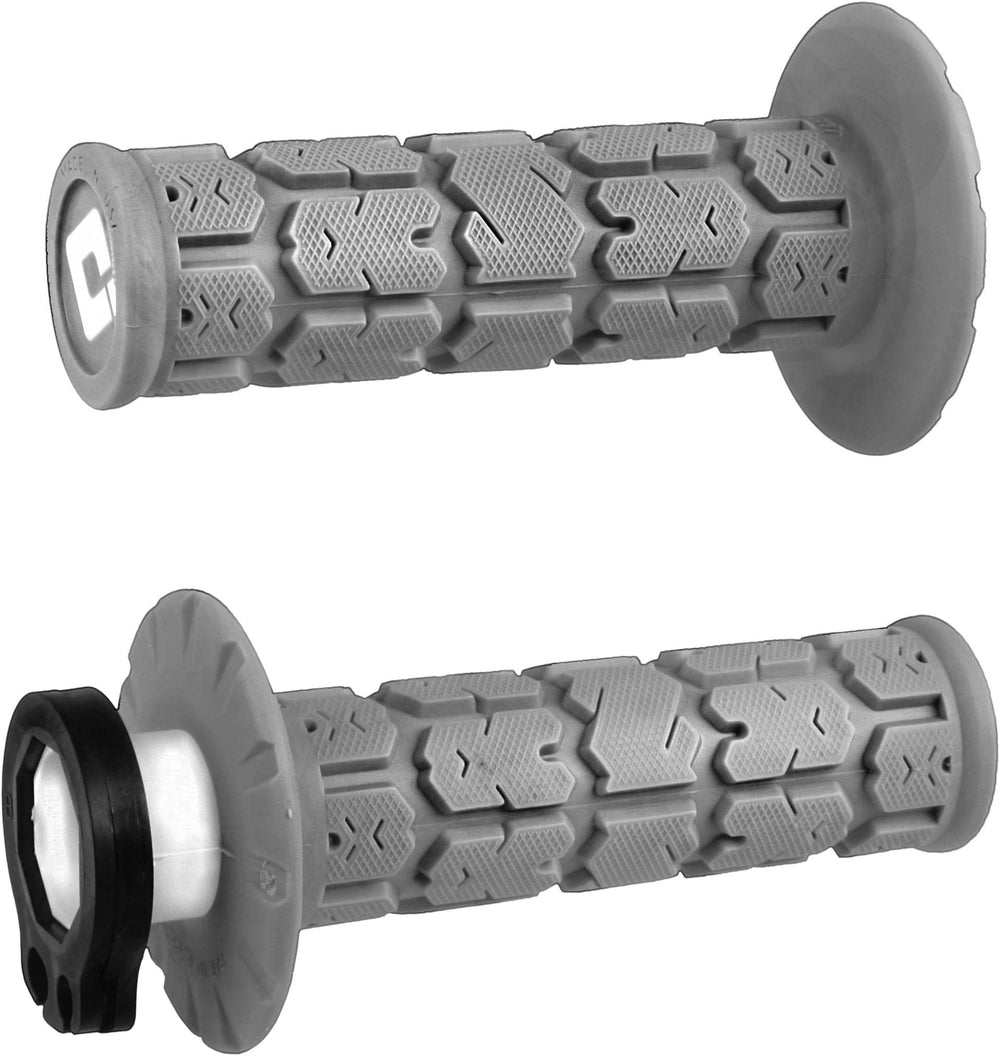 Odi Gray V2 front view showing textured surface for improved control