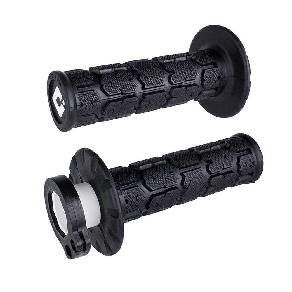 Odi Rogue MX grip front view showing lock-on fit and improved control