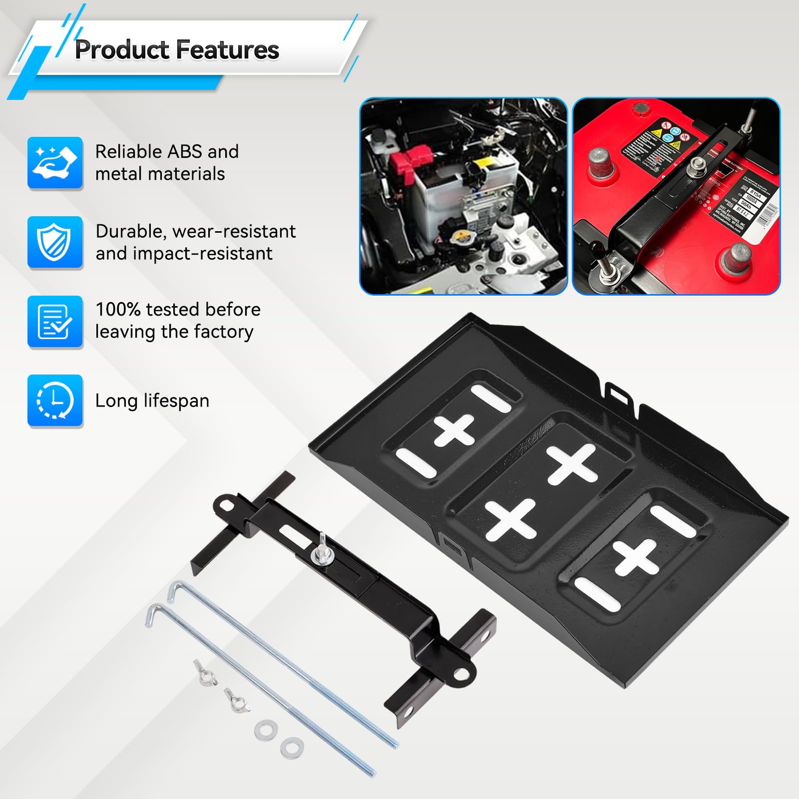 OEMASSIVE tightening bolt and clamp detail for quick, tool-light installation