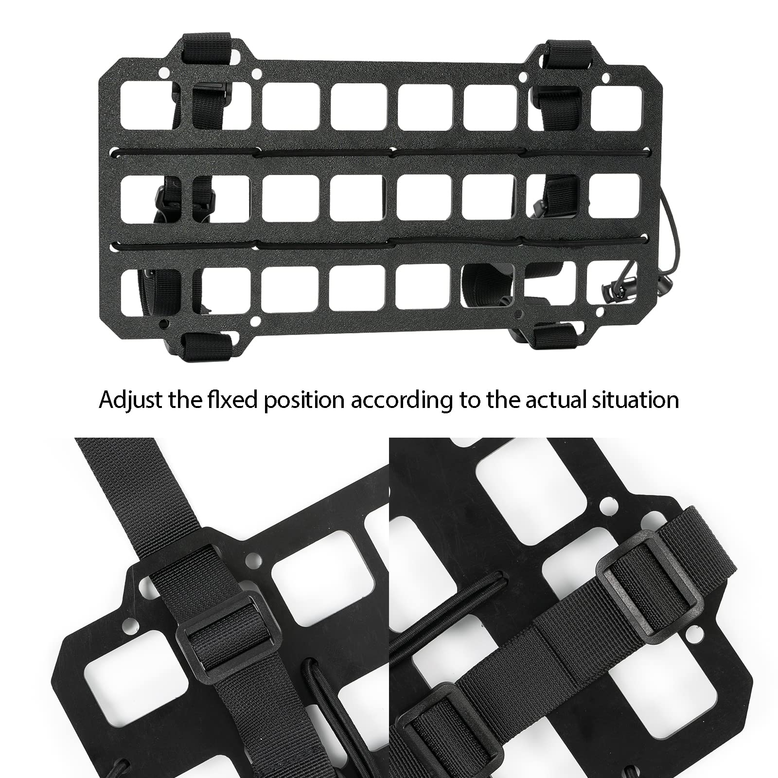 OEMASSIVE close-up of MOLLE webbing demonstrating secure pouch attachment