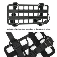 OEMASSIVE close-up of MOLLE webbing demonstrating secure pouch attachment