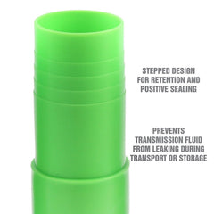 Close-up of OEMTOOLS stepped plug profile demonstrating multi-diameter sealing for leak prevention