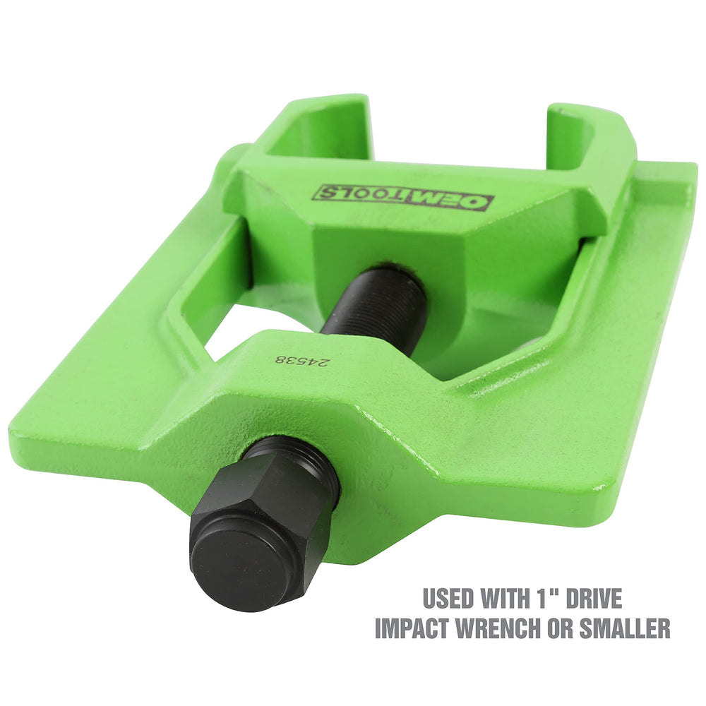 OEMTOOLS attached to 1" impact wrench, enabling faster, consistent removal