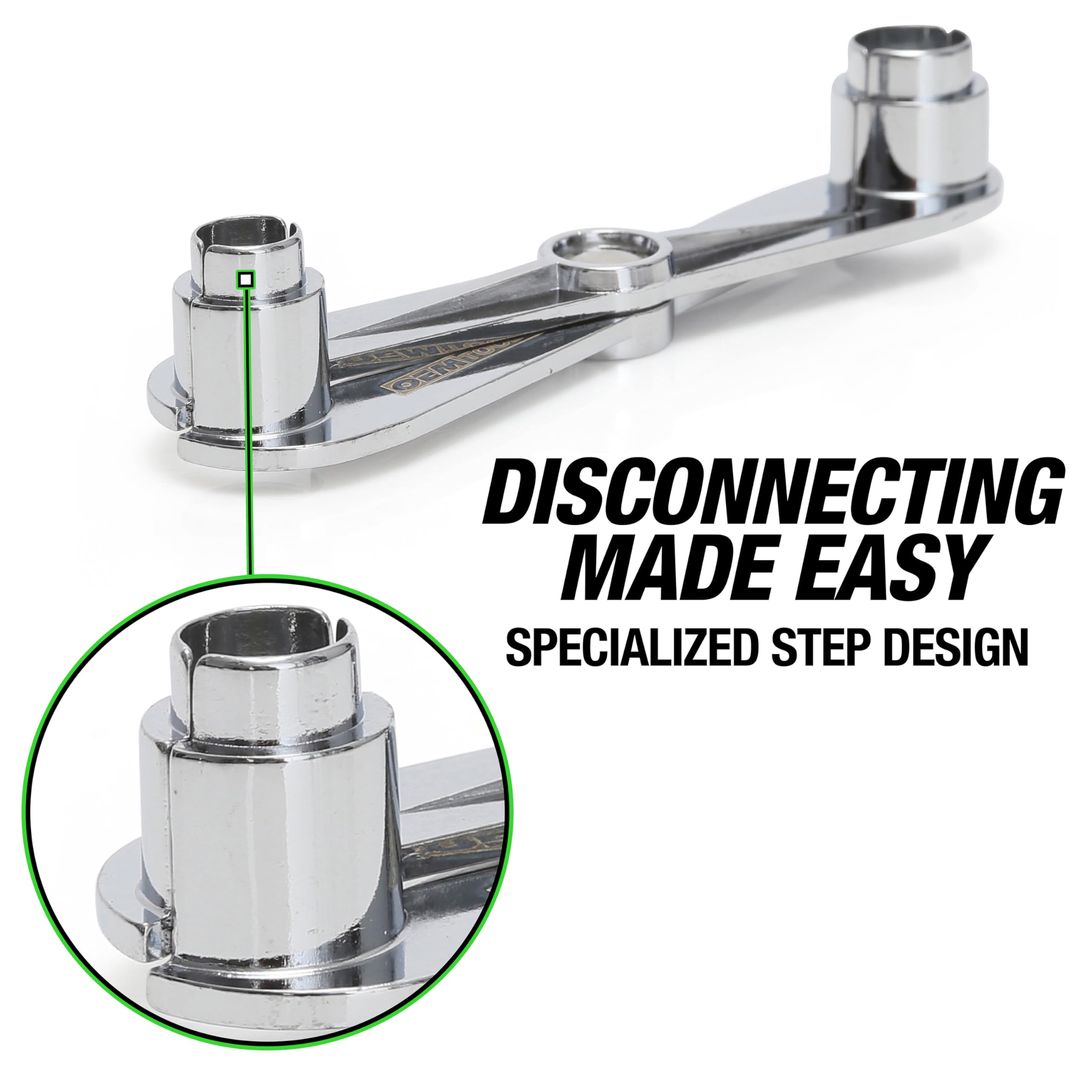 OEMTOOLS 24688 close profile of step design illustrating precise fitting engagement benefit