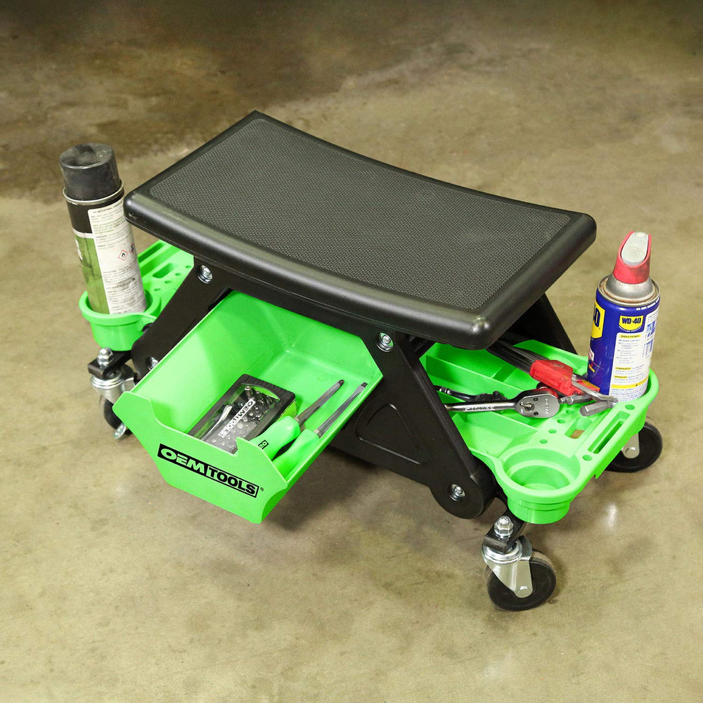 OEMTOOLS in a garage scene improving workflow and reducing bending