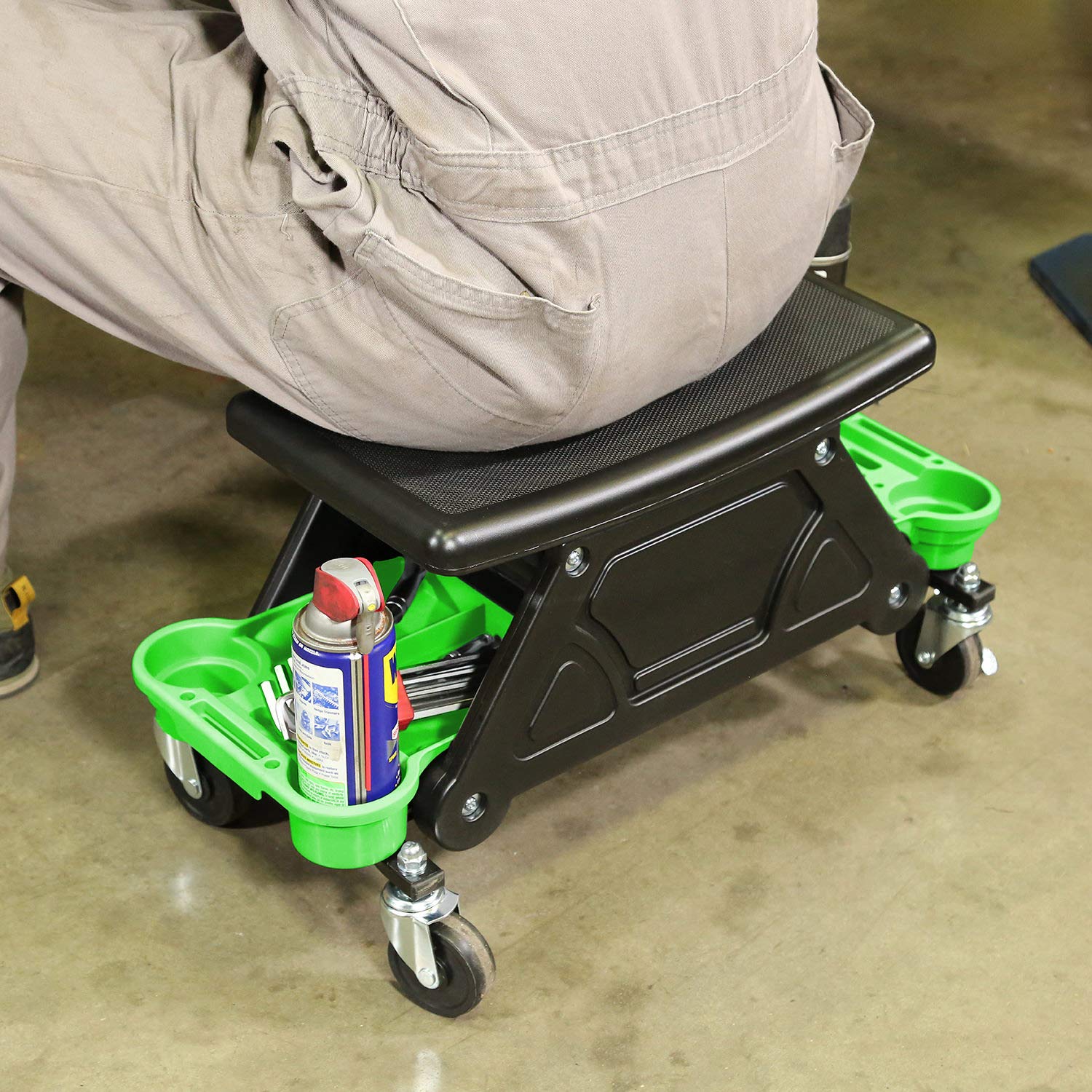 OEMTOOLS four cup holders storing fluids and small supplies conveniently