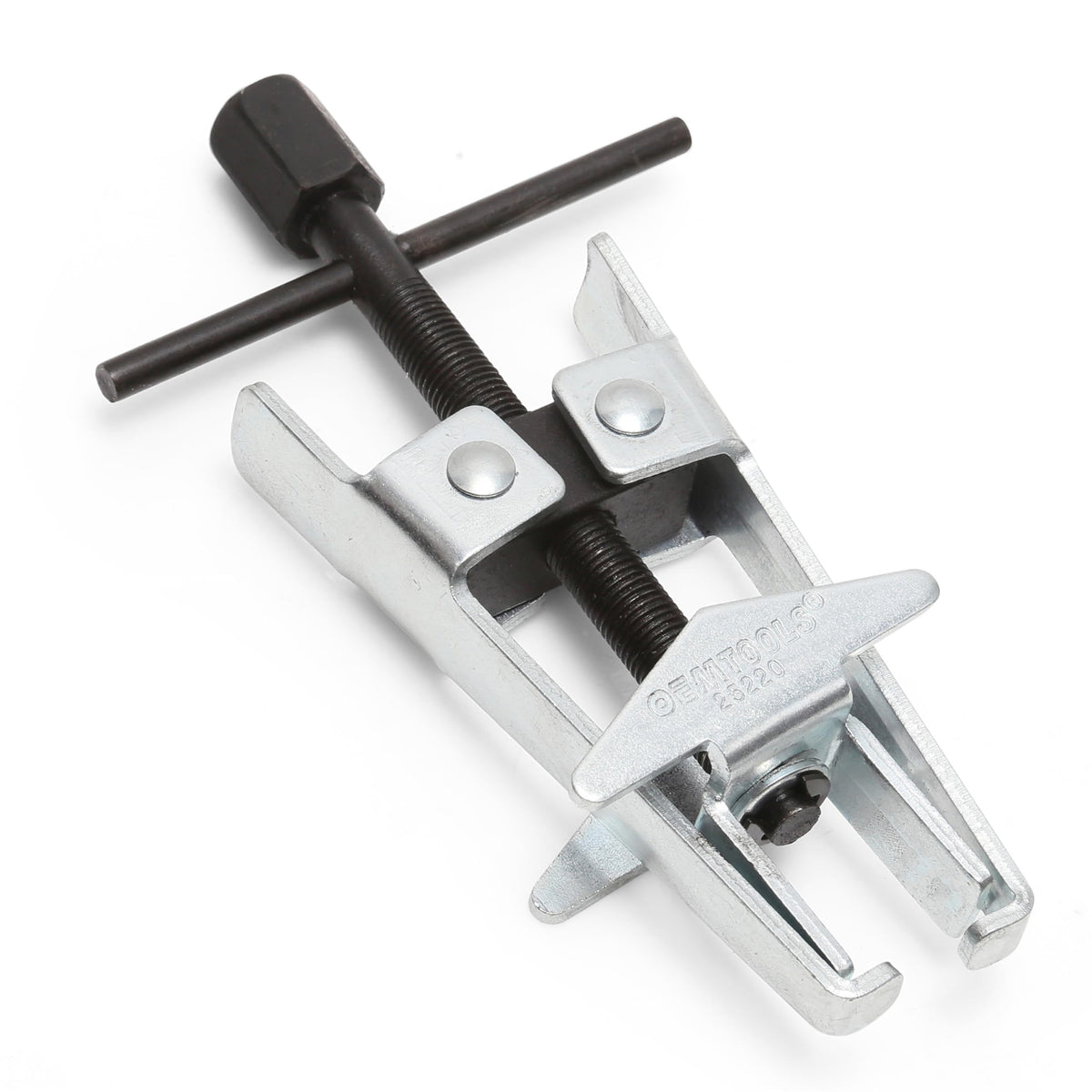 OEMTOOLS 25220 front view showing compact valve spring compressor and easy grip
