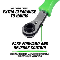 OEMTOOLS E-Z Grip handle view reducing hand fatigue during repeated use