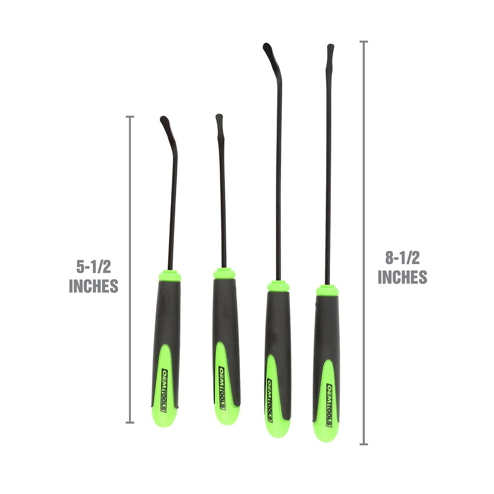OEMTOOLS pick tips close-up showing hardened spoon and contour profiles for precision