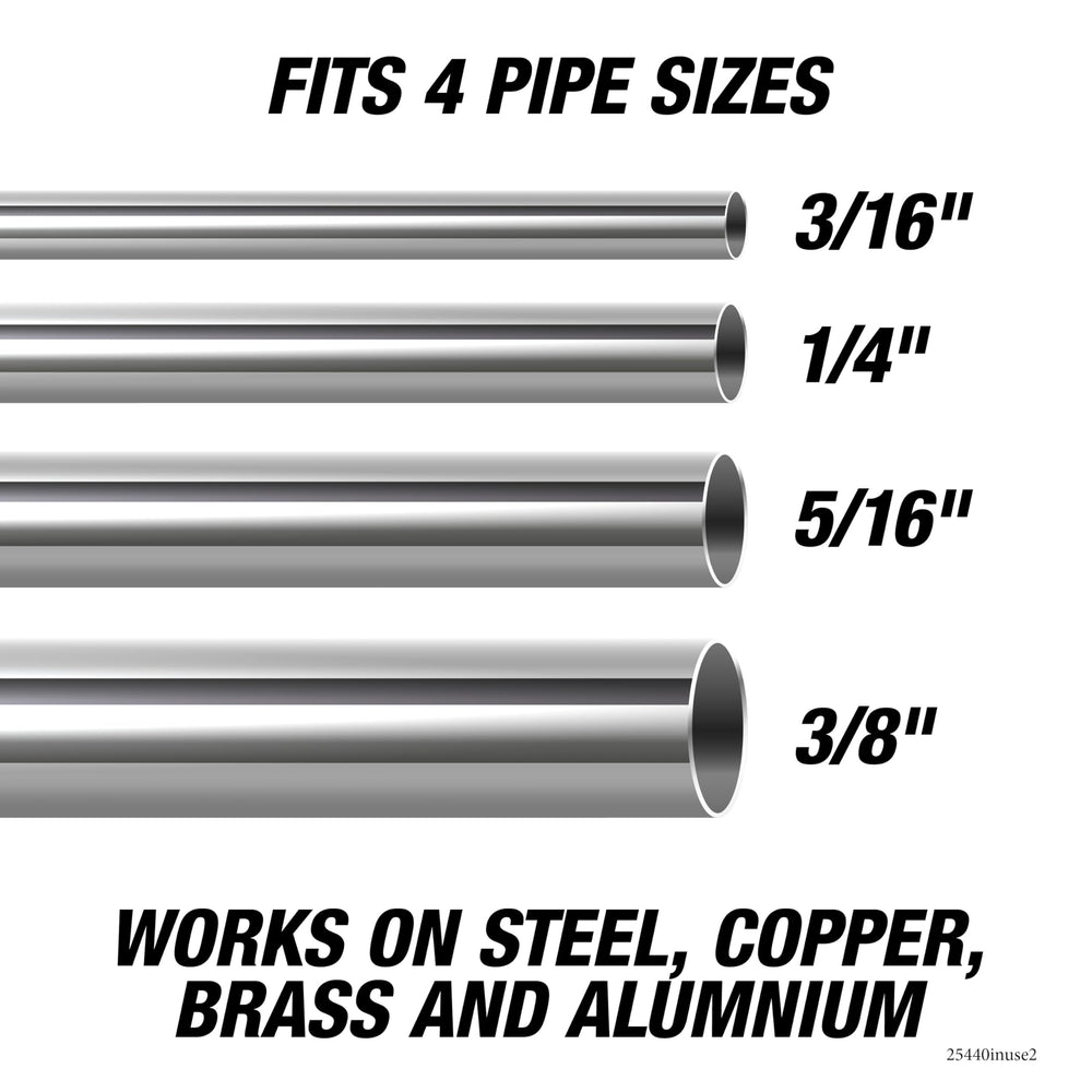 OEMTOOLS 25440 dual-sized adapters displayed to show 1/4 to 3/8 inch capacity