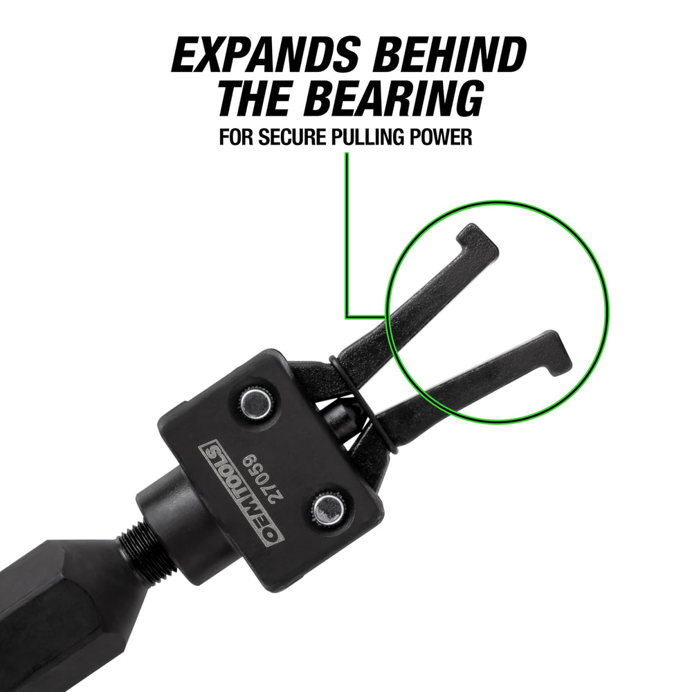 OEMTOOLS attachment mounted on slide hammer demonstrating ready-to-use performance