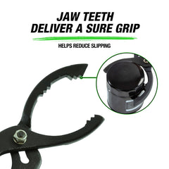 OEMTOOLS close-up of 20-degree angled jaws showing strong forged steel grip advantage