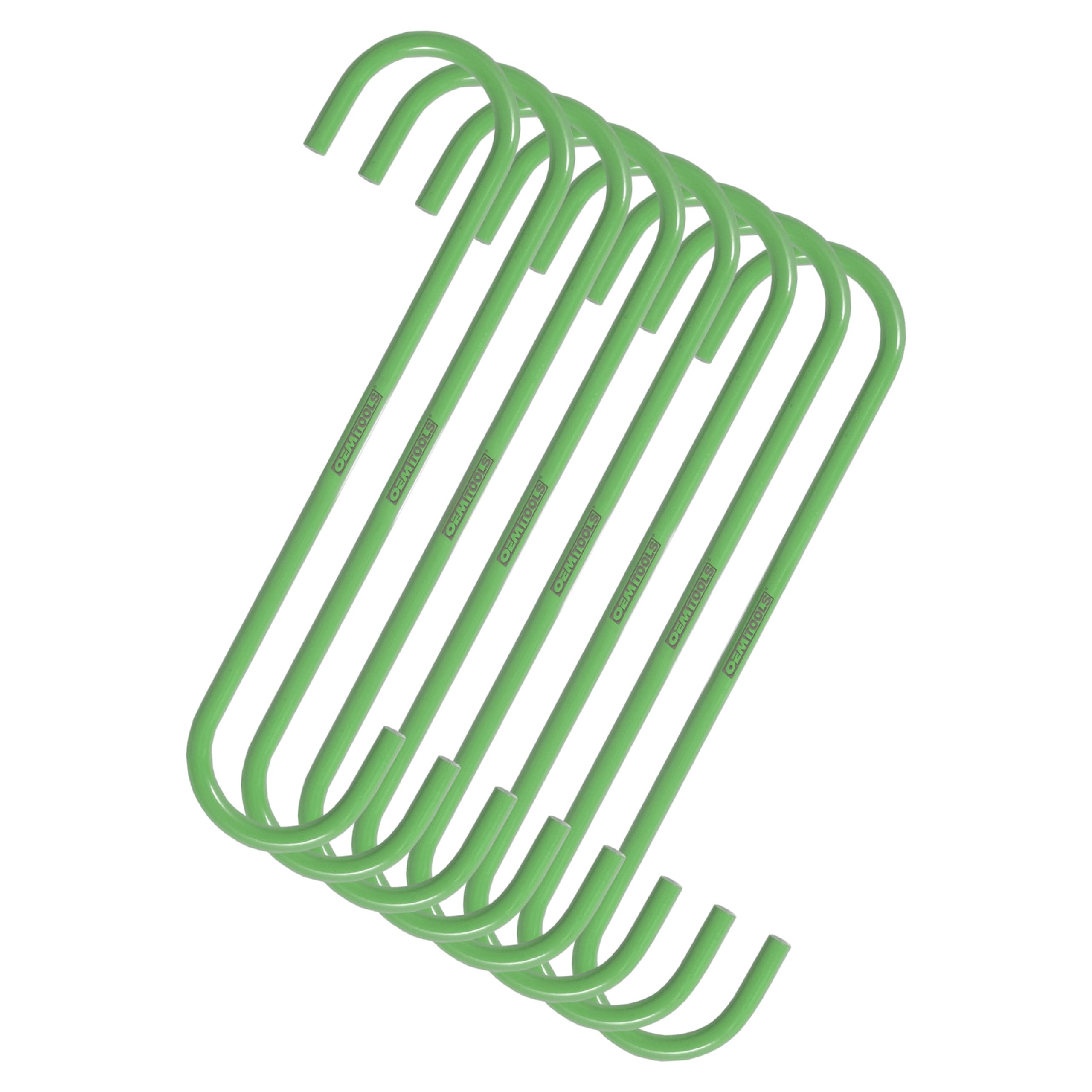 OEMTOOLS front view of a green caliper hanger showing shape and coating benefit