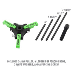 OEMTOOLS center screw detail illustrating robust threaded contact point
