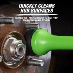 OEMTOOLS close-up of abrasive pad texture for durable rust removal benefit