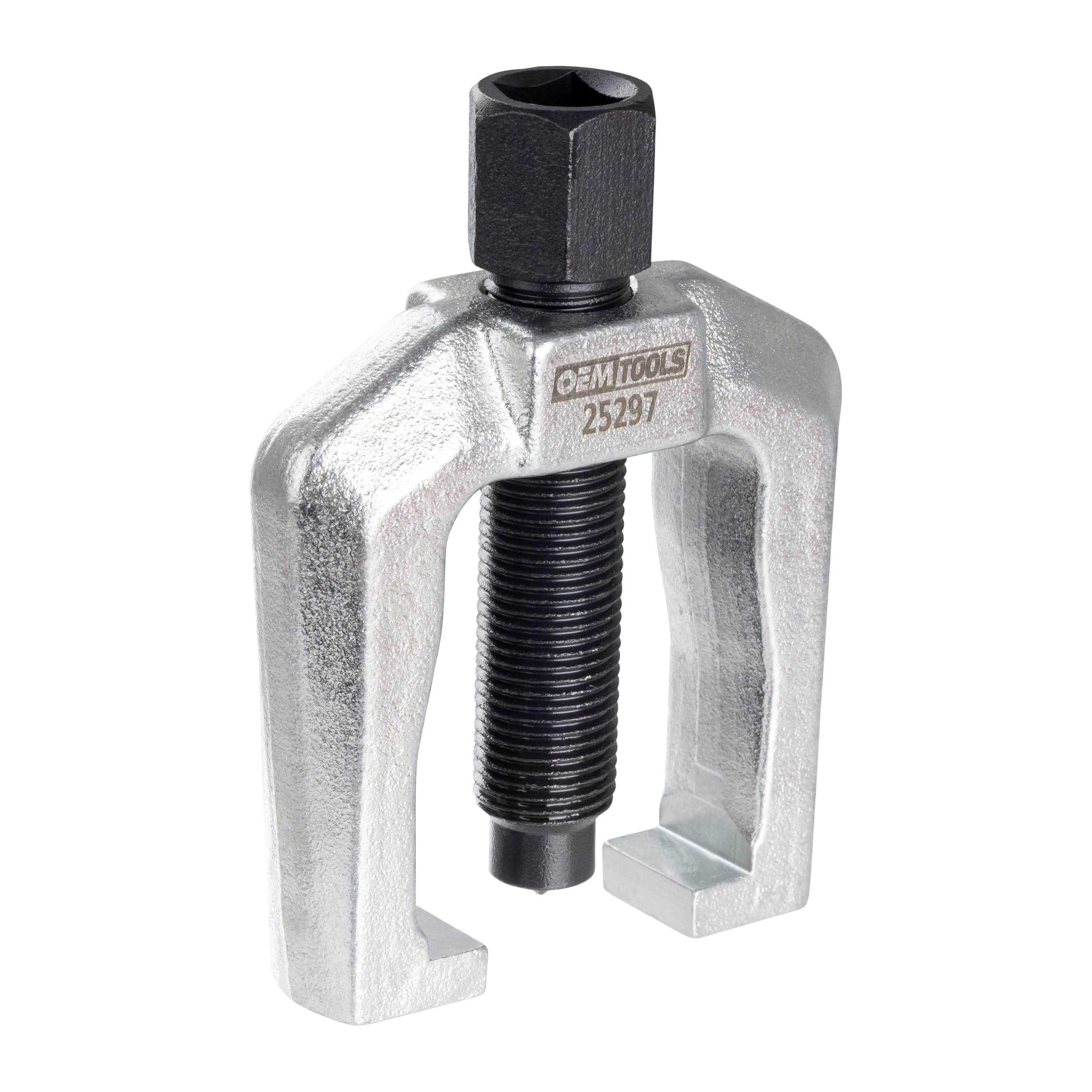 OEMTOOLS front view of puller showing yoke and screw, built for reliable tie rod removal