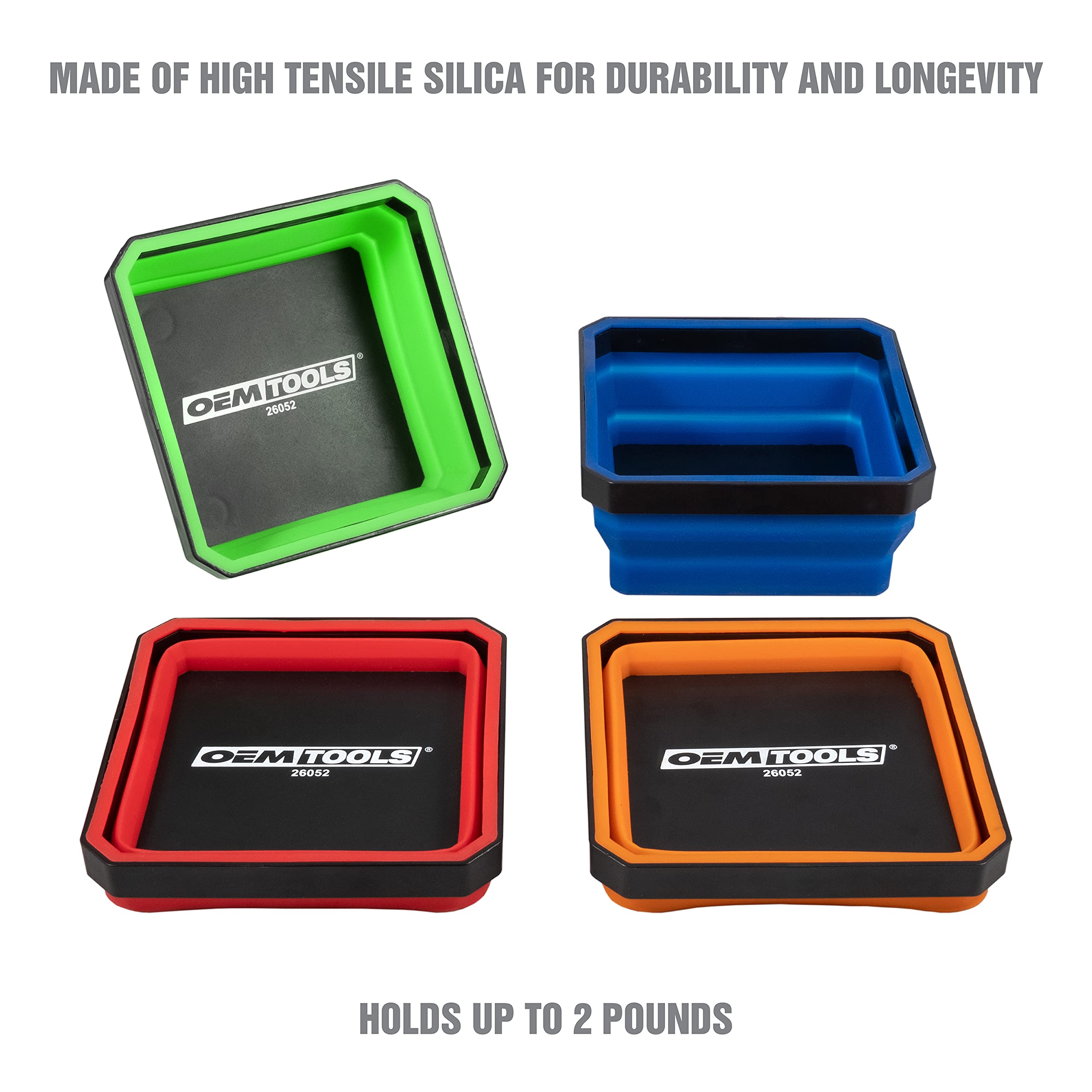 OEMTOOLS tray attached to toolbox lid keeping fasteners accessible and secure