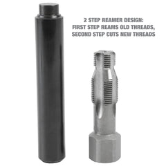OEMTOOLS threaded inserts close-up demonstrating secure fit