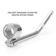 OEMTOOLS chrome-plated finish detail resisting corrosion for long-lasting use