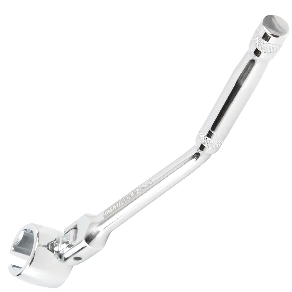 OEMTOOLS front view of 7/8" O2 sensor wrench showing tool profile and benefit of clear access
