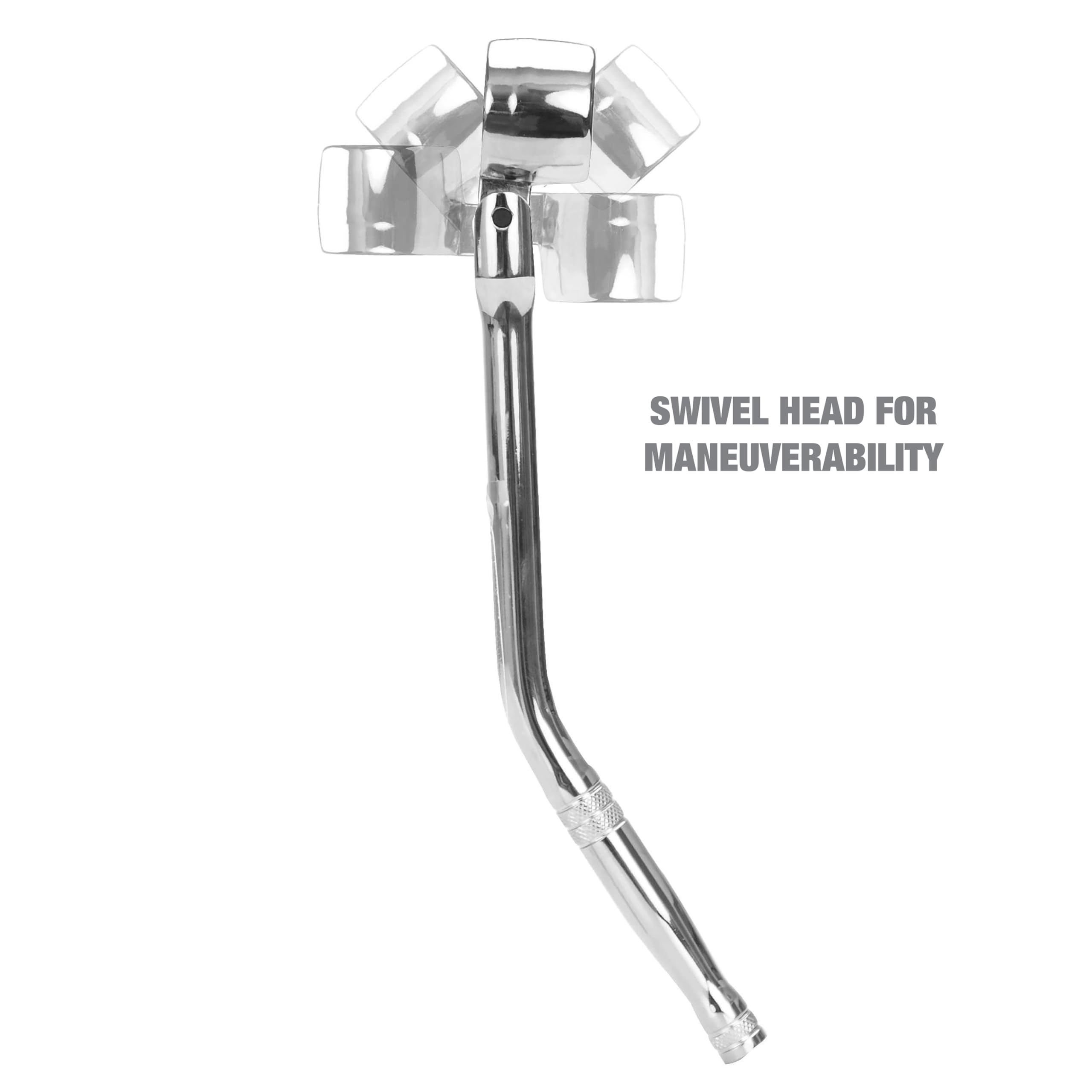 OEMTOOLS wrench installed on an exhaust sensor showing easier removal in engine bay