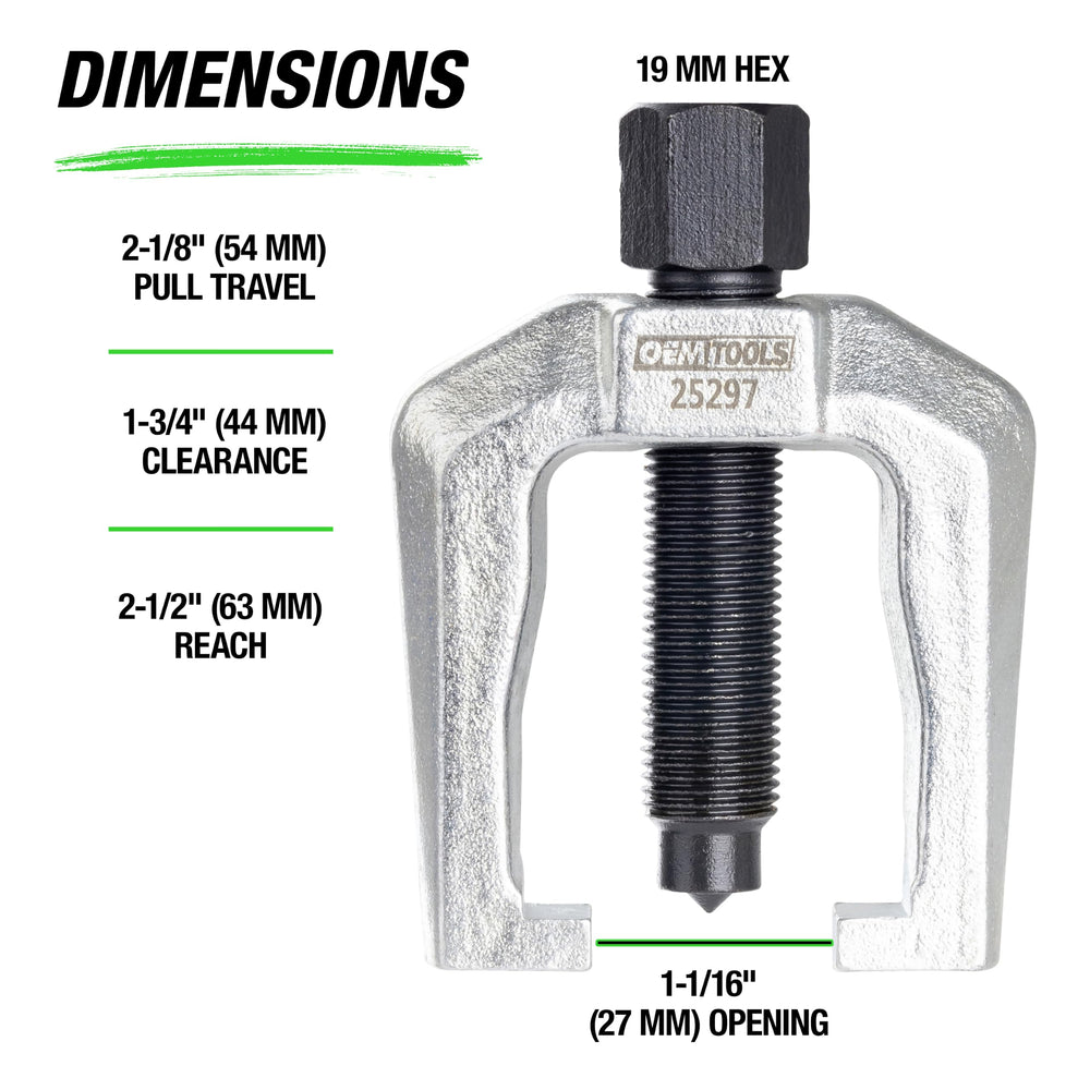OEMTOOLS packaged puller in box, ready for professional garage storage and transport