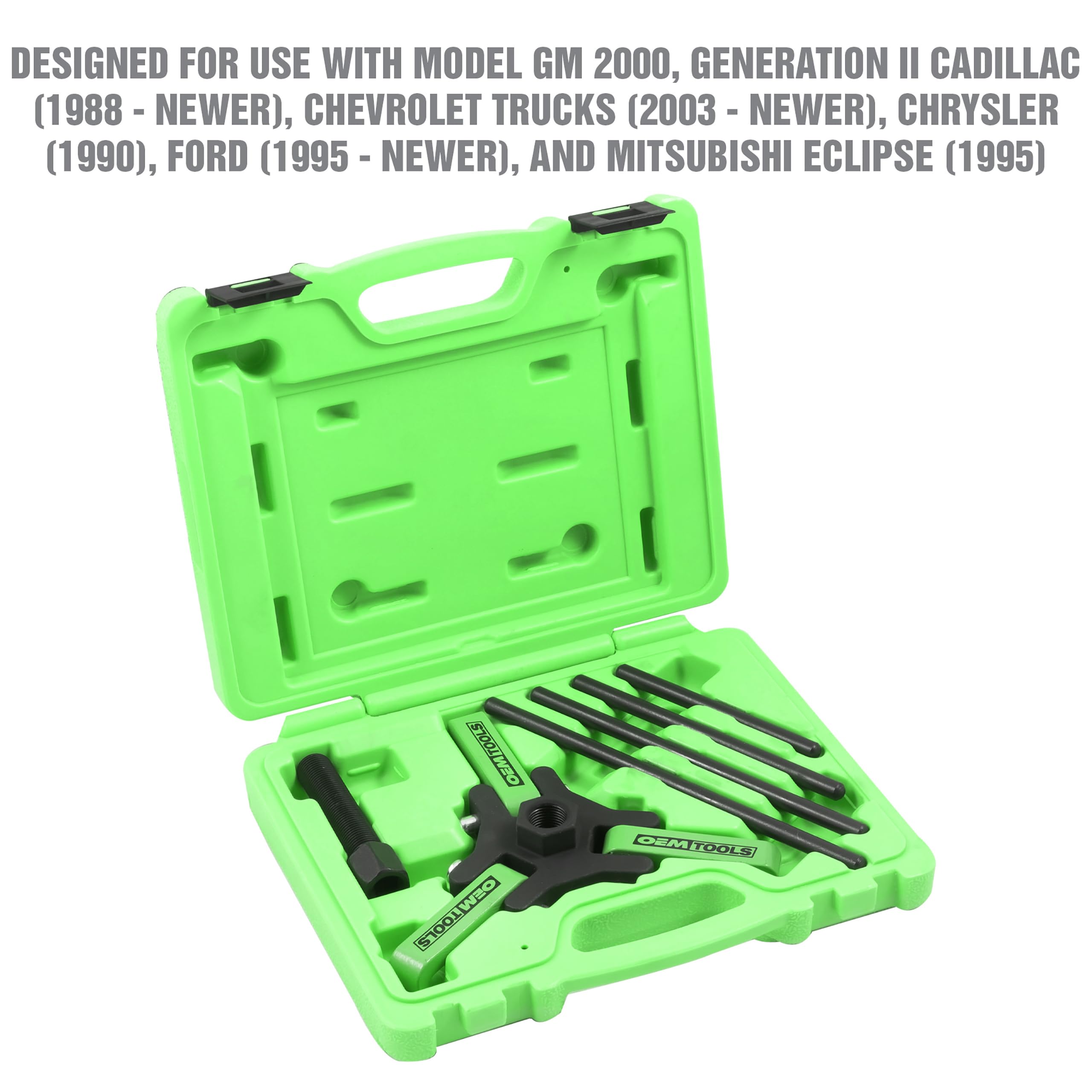 OEMTOOLS parts organized in case highlighting protected transport and readiness