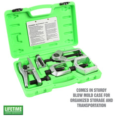 OEMTOOLS pitman arm puller closeup showing heavy-duty design and control