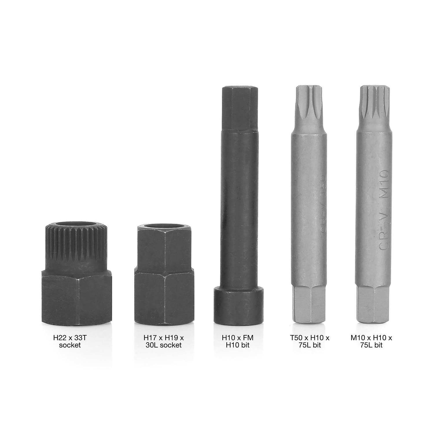 OEMTOOLS shaft bits detail demonstrating durable construction for high torque