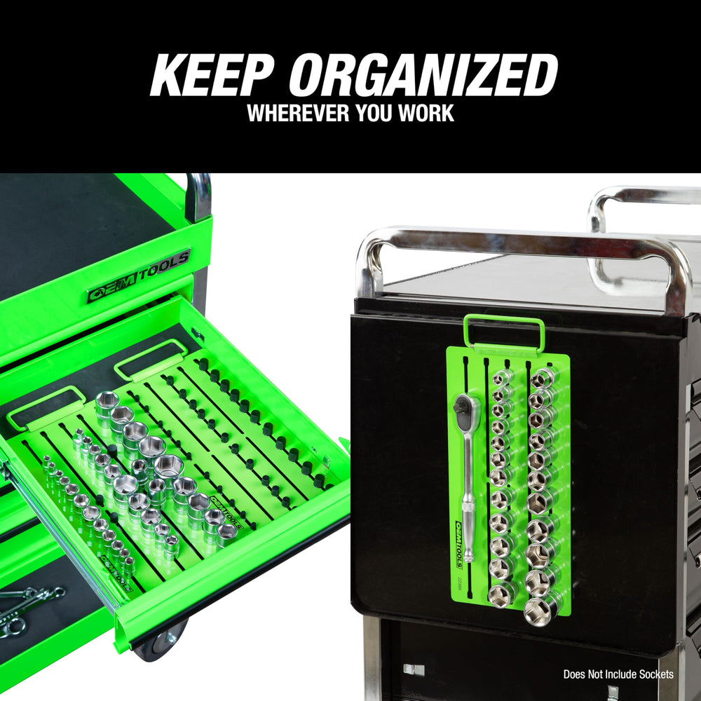 OEMTOOLS tray fitted inside a toolbox drawer saving space and keeping tools accessible