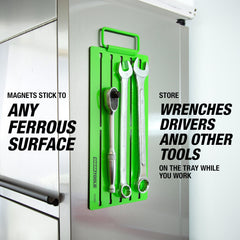 OEMTOOLS tray loaded with sockets demonstrating customizable stud placement and neat organization