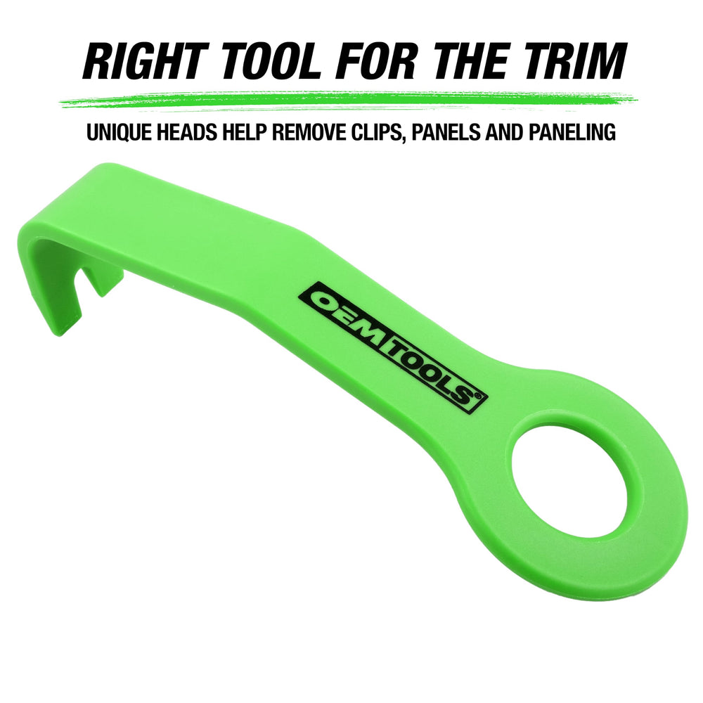 OEMTOOLS close-up of nylon tool tip showing contour for safe, scratch-free leverage