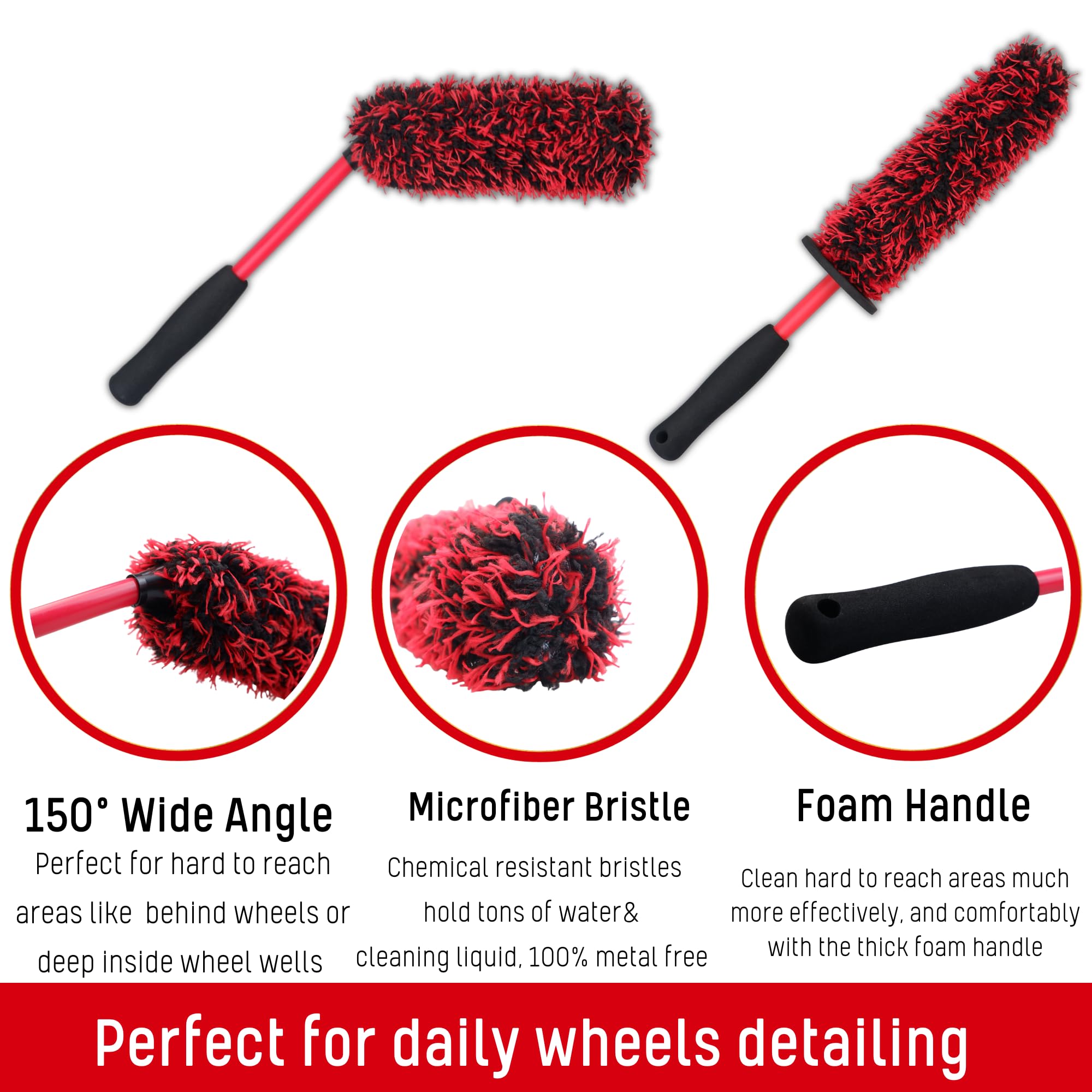 oesee brushes neatly arranged for compact storage and easy access