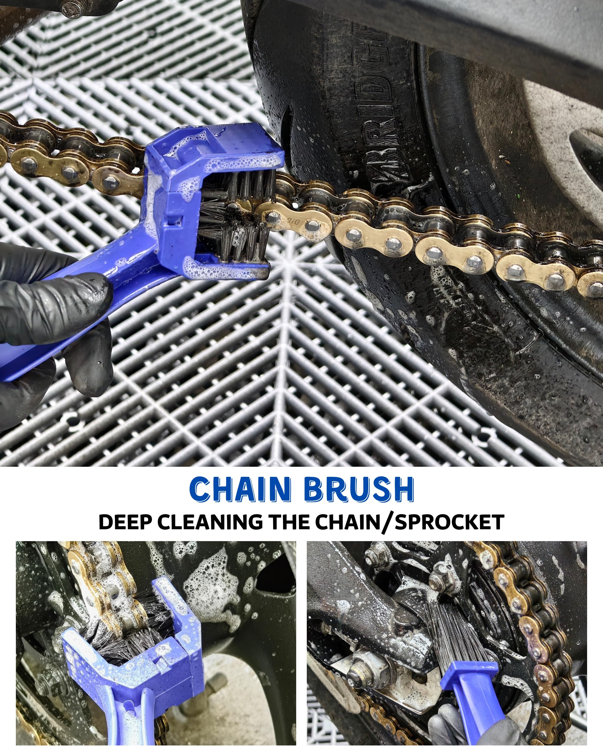 oesee detailing brush cleaning caliper and tight areas for precision