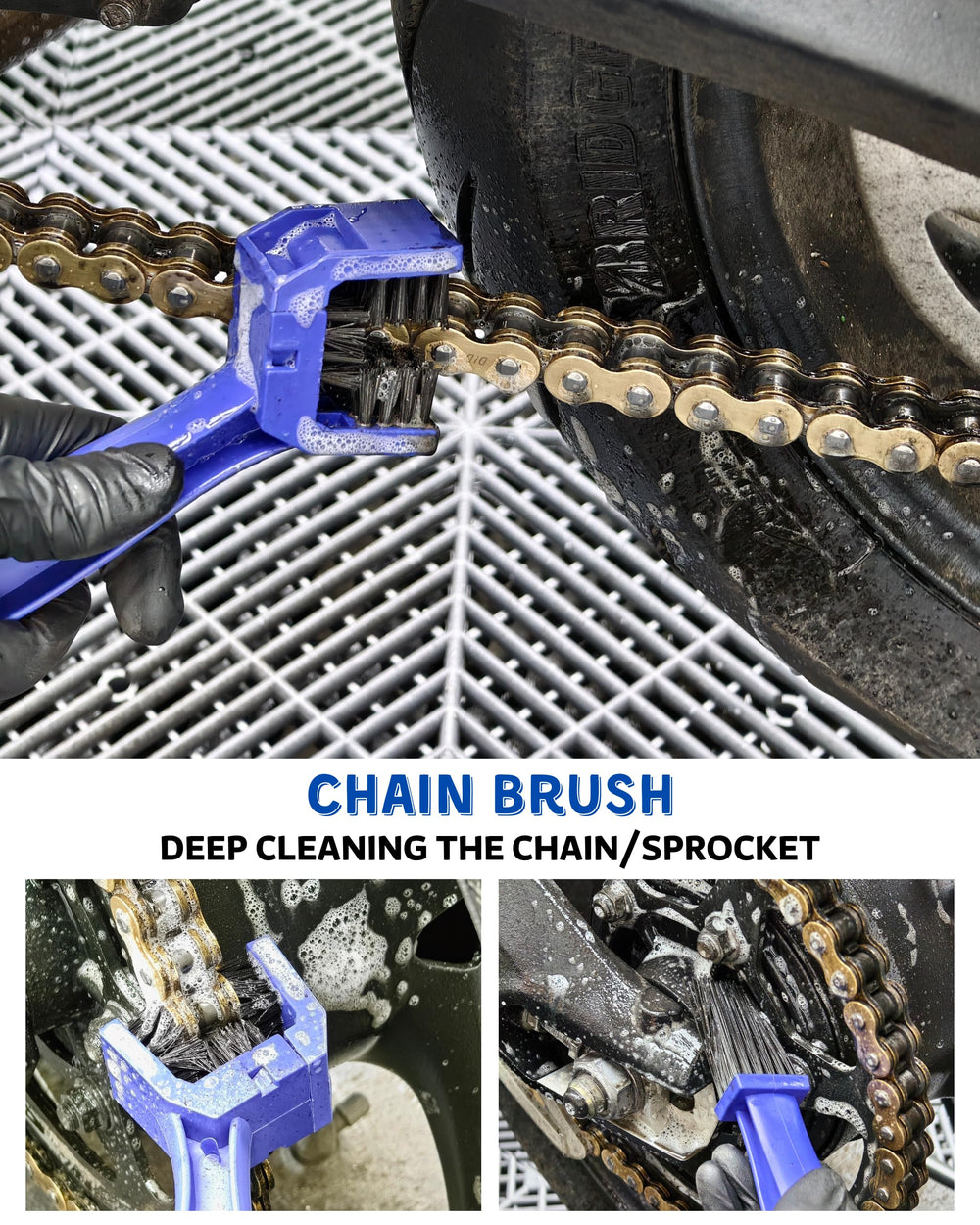 oesee detailing brush cleaning caliper and tight areas for precision