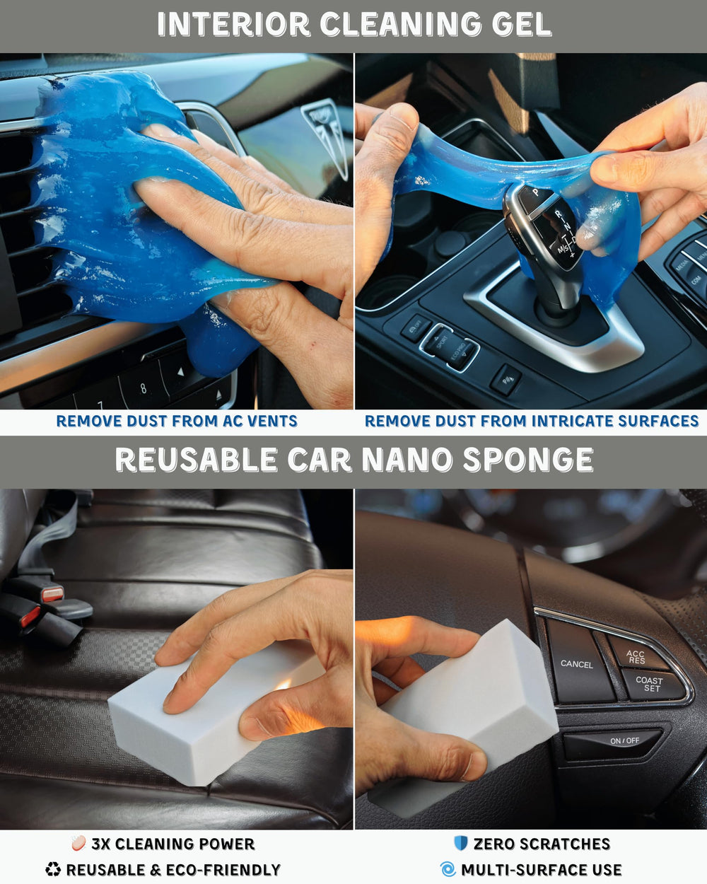 oesee detailing brushes arranged for vents seams and delicate areas cleaning