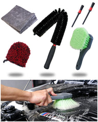 oesee kit front packaging showing included brushes and towels, clear overview benefit