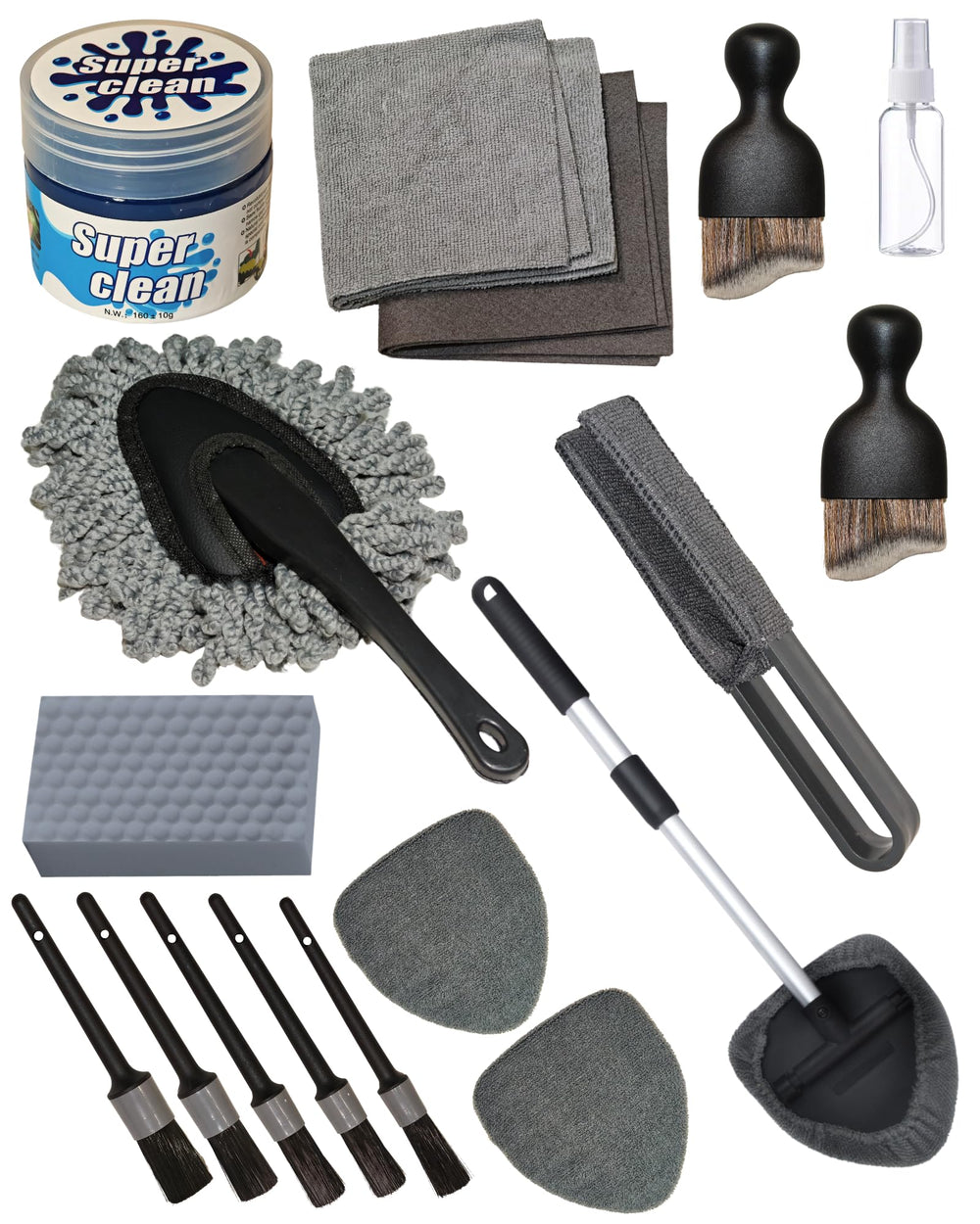 oesee front packaging showing complete 18-piece kit and storage convenience